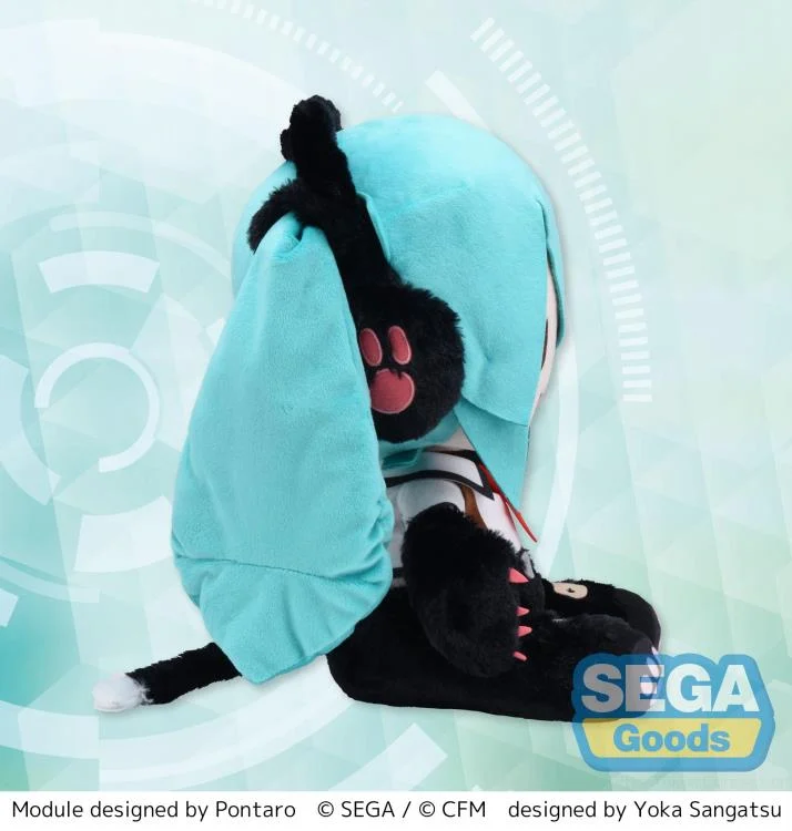 Vocaloid Fuwa Petit Hatsune Miku (Kitty Cat) Large Plush - Image 5