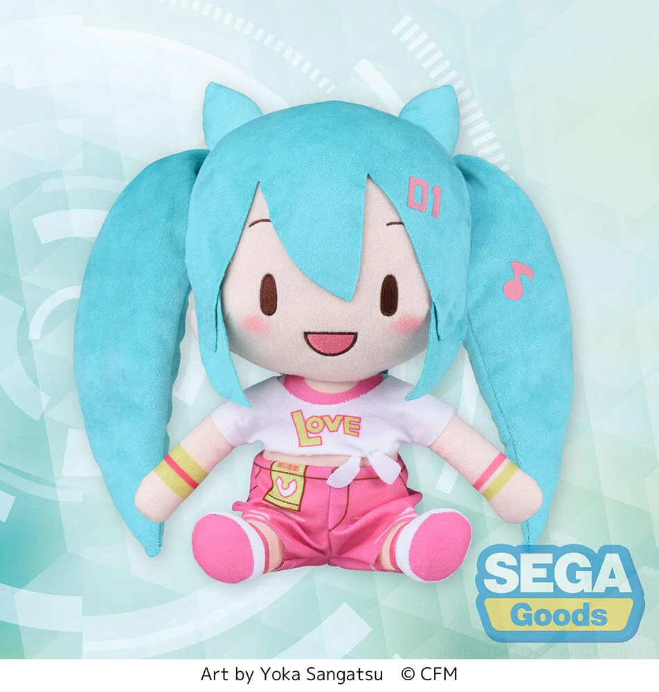 Vocaloid Fuwapuchi Hatsune Miku (Live Cheering Ver.) Plush - Image 2