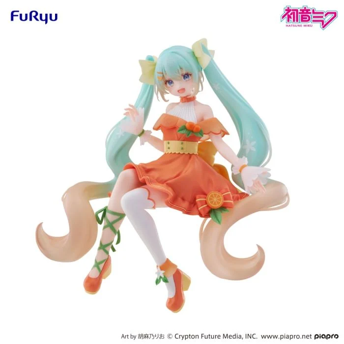 Vocaloid Hatsune Miku (Citrus Ver.) Noodle Stopper Figure - Image 2