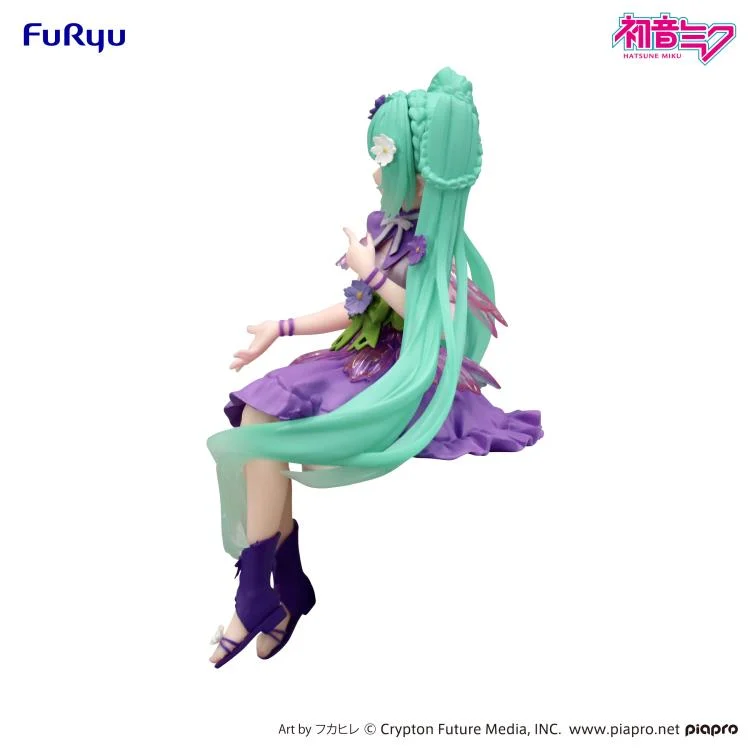 Vocaloid Hatsune Miku (Flower Fairy Cosmos Purple Color Ver.) Noodle Stopper Figure - Image 4