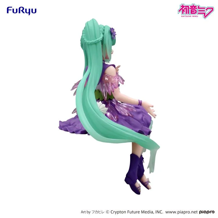 Vocaloid Hatsune Miku (Flower Fairy Cosmos Purple Color Ver.) Noodle Stopper Figure - Image 5
