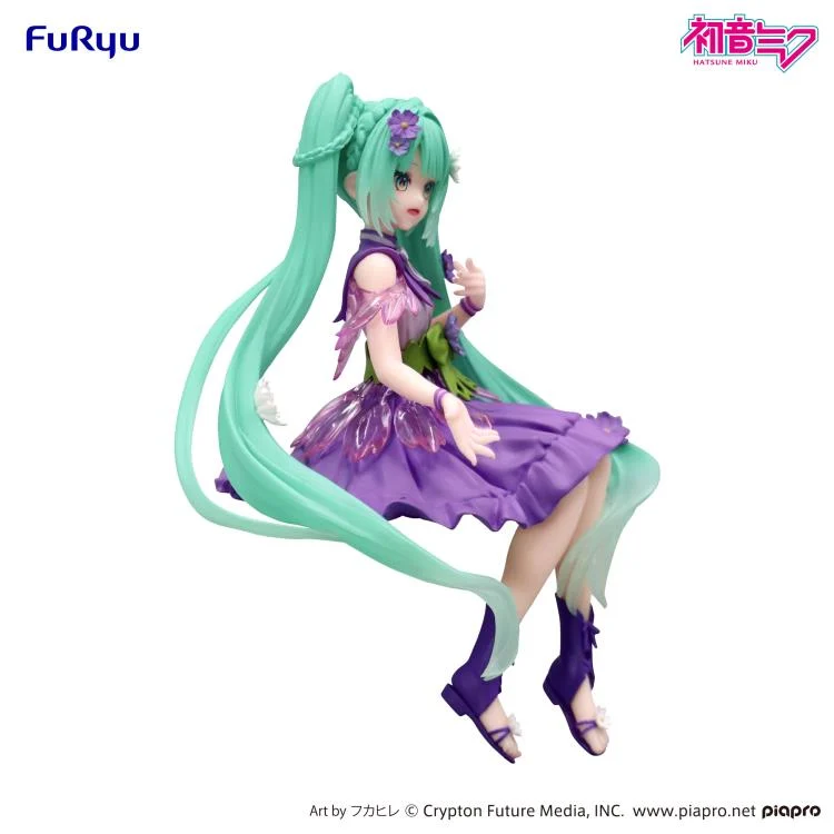 Vocaloid Hatsune Miku (Flower Fairy Cosmos Purple Color Ver.) Noodle Stopper Figure - Image 6