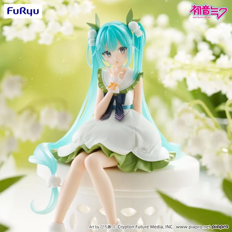 Vocaloid Hatsune Miku (Flower Fairy Lily of the Valley) Noodle Stopper Figure - Image 3