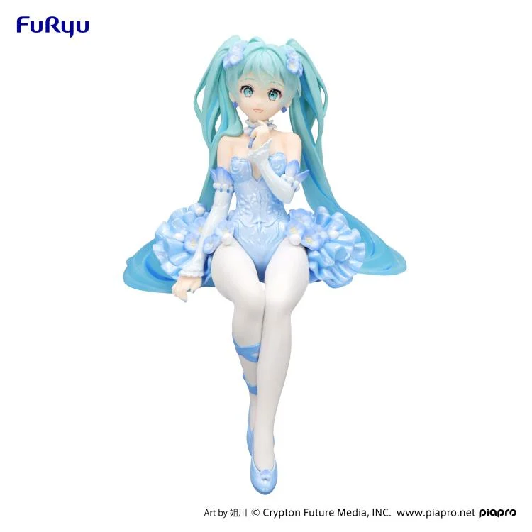 Vocaloid Hatsune Miku (Flower Fairy Nemophila Pail Blue Color Ver.) Noodle Stopper Figure - Image 2