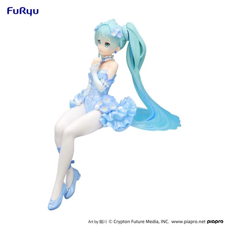 Vocaloid Hatsune Miku (Flower Fairy Nemophila Pail Blue Color Ver.) Noodle Stopper Figure - Image 3