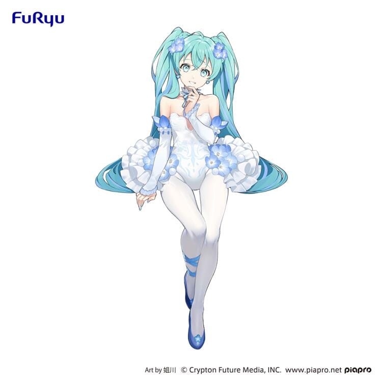 Vocaloid Hatsune Miku (Flower Fairy Nemophila Ver.) Noodle Stopper Figure (with Bonus) - Image 7