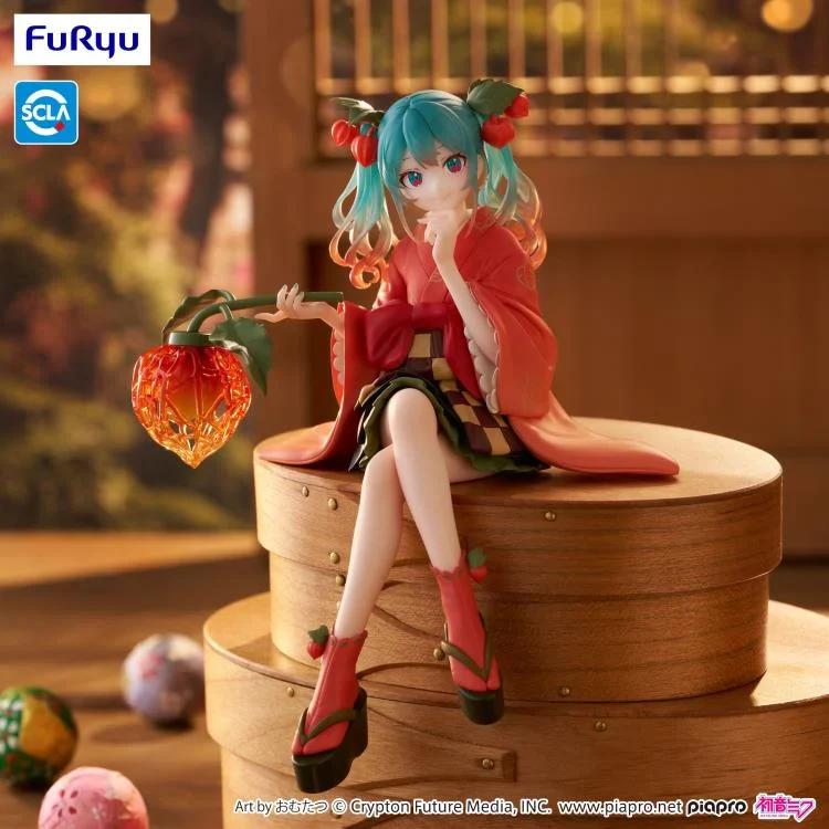 Vocaloid Hatsune Miku (Flower Fairy Winter Cherry) Noodle Stopper Figure - Image 2