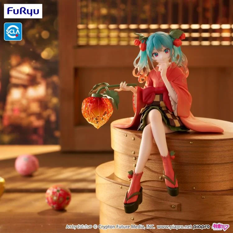 Vocaloid Hatsune Miku (Flower Fairy Winter Cherry) Noodle Stopper Figure - Image 3