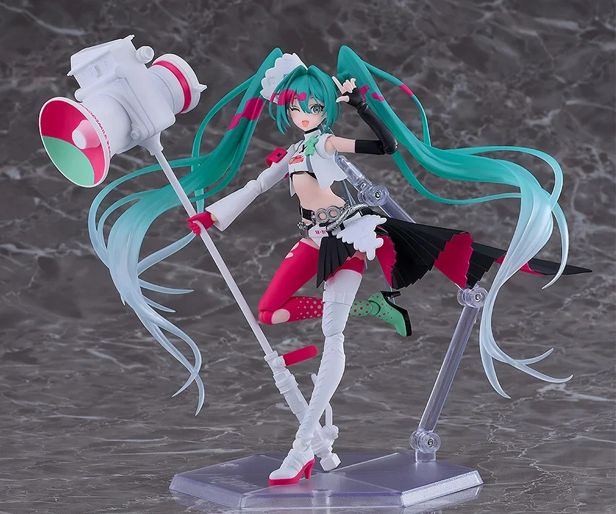 Vocaloid Hatsune Miku GT Project figma No.SP-174 Hatsune Miku (Racing 2025 Ver.) Action Figure - Image 3
