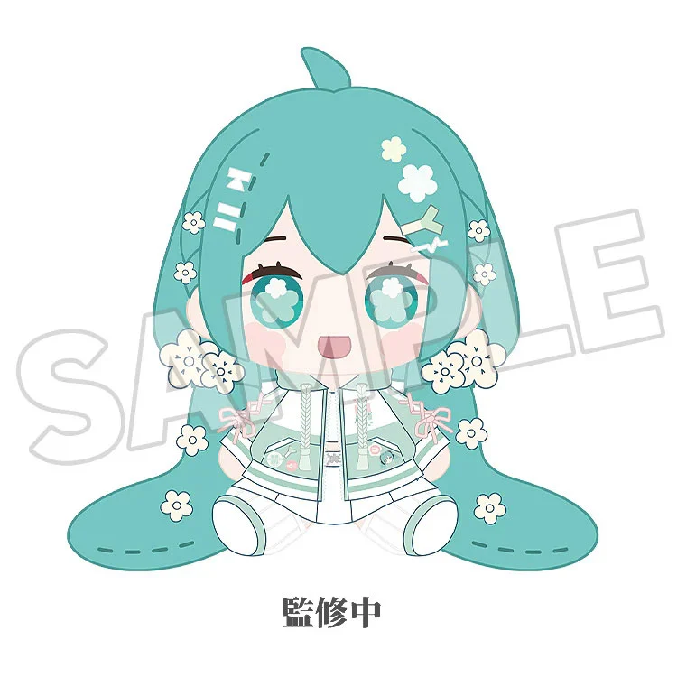 Vocaloid Hatsune Miku Hug Series Huggy Doll Plus Hatsune Miku (Flower Ver.) Plushie - Image 3