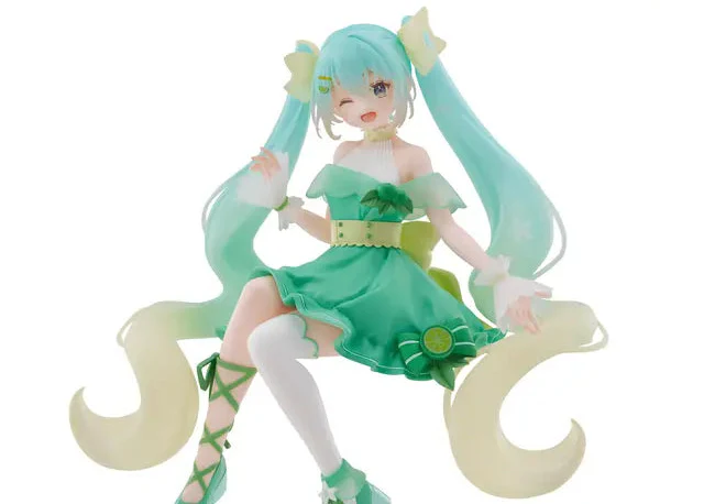 Vocaloid Hatsune Miku (Lime Ver.) Noodle Stopper Figure