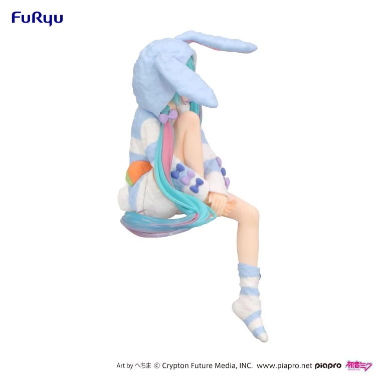 Vocaloid Hatsune Miku (Rabbit Ear Hood Pajama Blue Color Ver.) Noodle Stopper Figure - Image 10