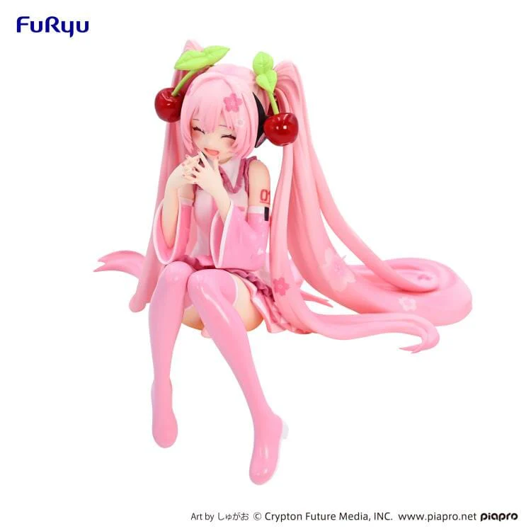 Vocaloid Hatsune Miku (Sakura Miku 2023 Smile Ver.) Noodle Stopper Figure - Image 4