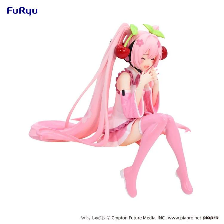 Vocaloid Hatsune Miku (Sakura Miku 2023 Smile Ver.) Noodle Stopper Figure - Image 8