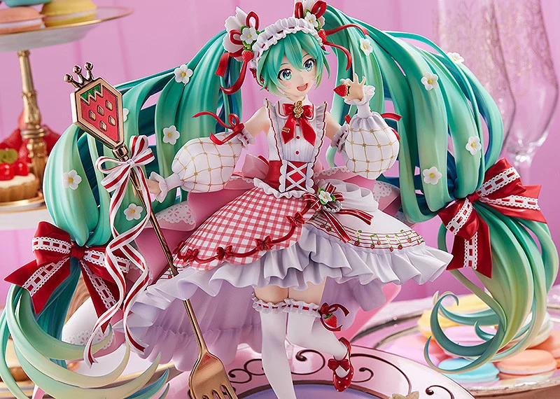 Vocaloid Hatsune Miku Strawberry Motif (15th Anniversary Ver.) 1/7 Scale Figure - Image 4