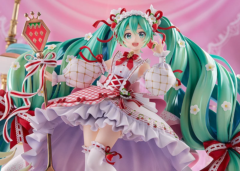 Vocaloid Hatsune Miku Strawberry Motif (15th Anniversary Ver.) 1/7 Scale Figure - Image 5