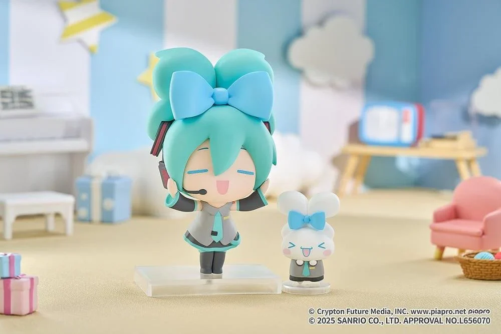 Vocaloid Hatsune Miku x Cinnamoroll Chibi Figure Set - Image 2
