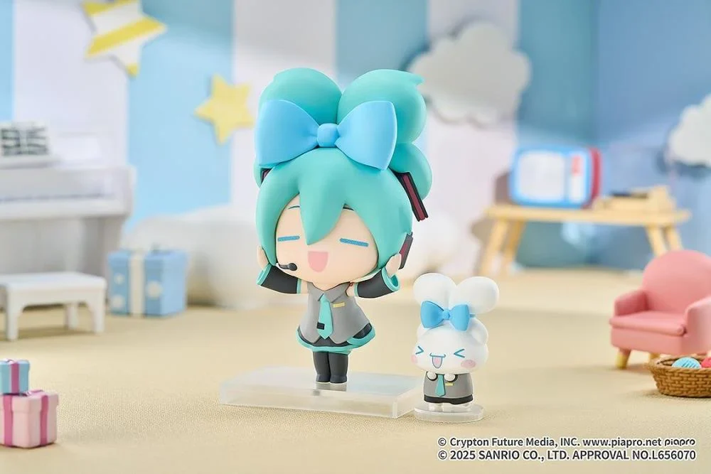 Vocaloid Hatsune Miku x Cinnamoroll Chibi Figure Set - Image 3