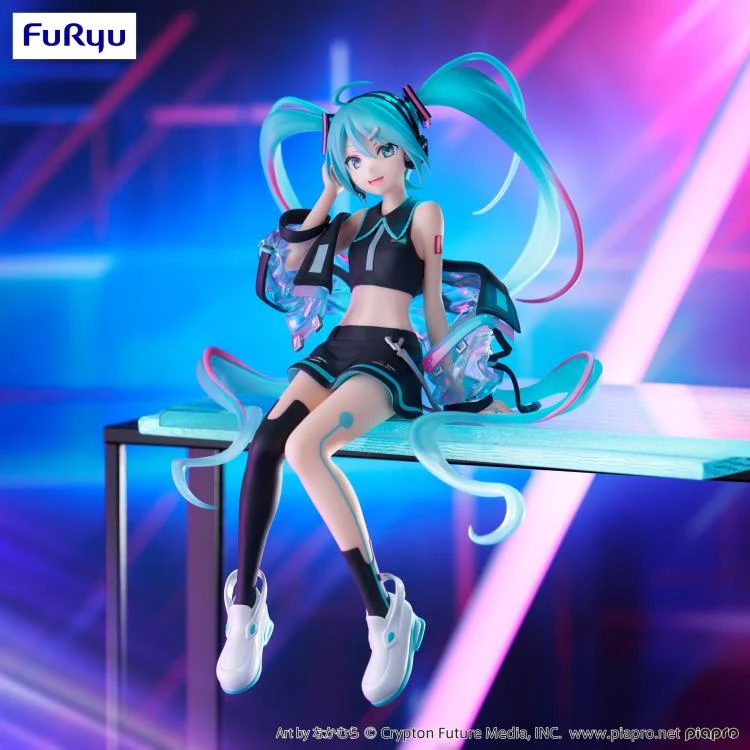 Vocaloid Neon Cyber Hatsune Miku Noodle Stopper Figure - Image 2