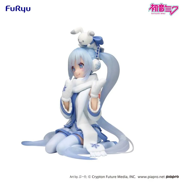Vocaloid Snow Miku (Sky Town 10th Ver.) Noodle Stopper Figure - Image 10