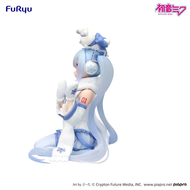 Vocaloid Snow Miku (Sky Town 10th Ver.) Noodle Stopper Figure - Image 11