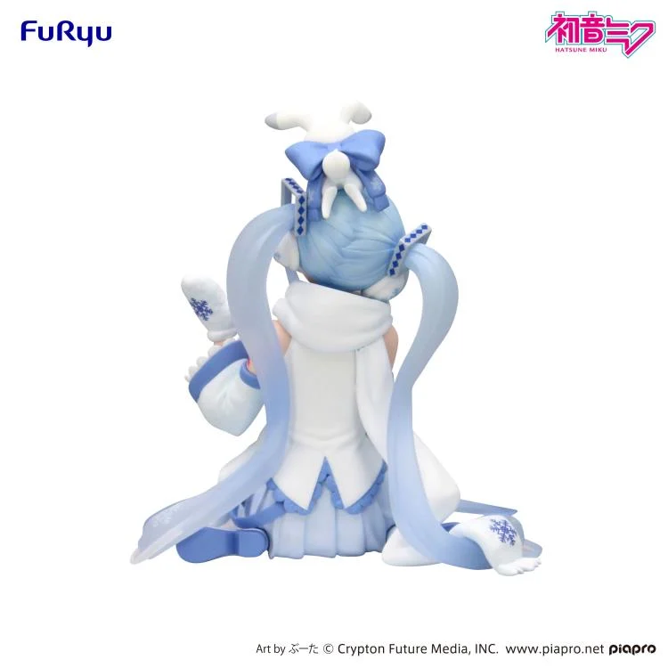 Vocaloid Snow Miku (Sky Town 10th Ver.) Noodle Stopper Figure - Image 13