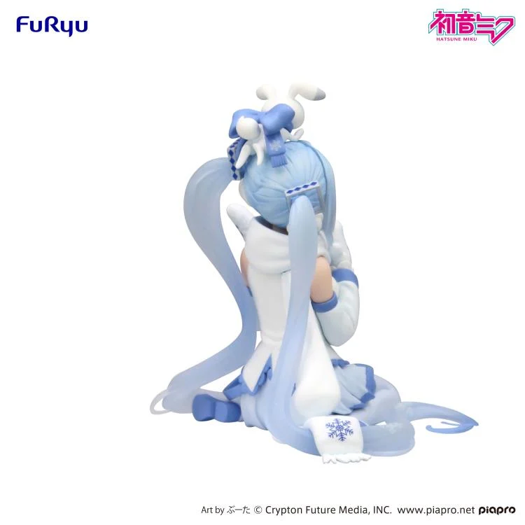 Vocaloid Snow Miku (Sky Town 10th Ver.) Noodle Stopper Figure - Image 14