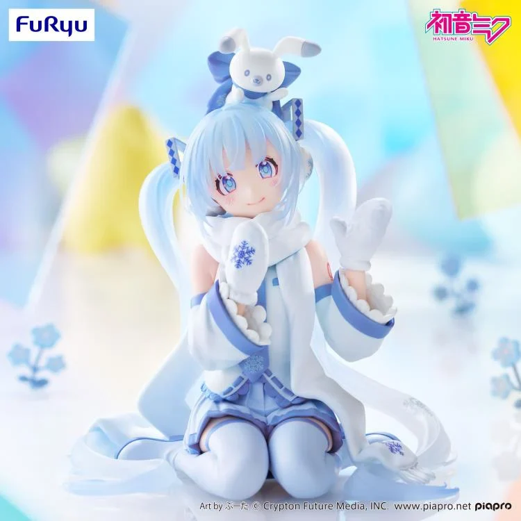 Vocaloid Snow Miku (Sky Town 10th Ver.) Noodle Stopper Figure - Image 2