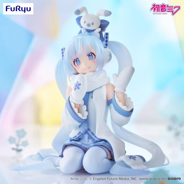 Vocaloid Snow Miku (Sky Town 10th Ver.) Noodle Stopper Figure - Image 3