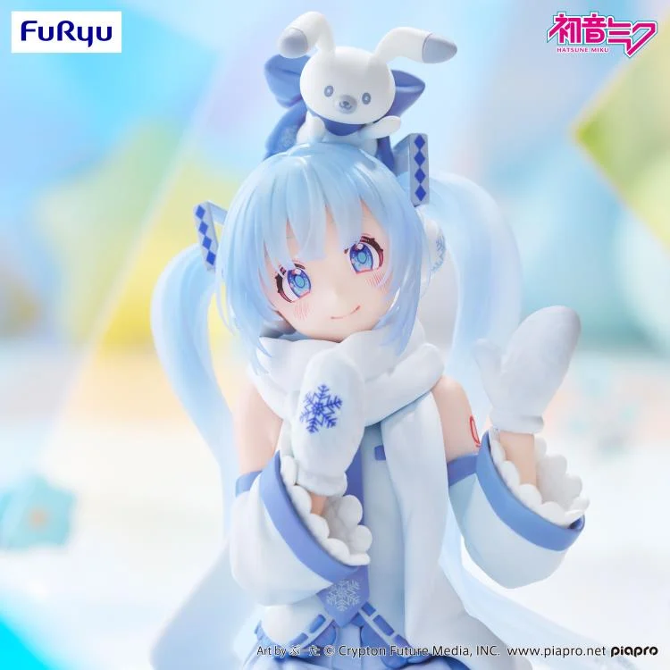 Vocaloid Snow Miku (Sky Town 10th Ver.) Noodle Stopper Figure - Image 6