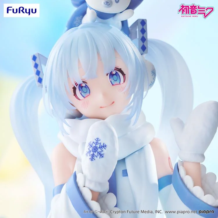 Vocaloid Snow Miku (Sky Town 10th Ver.) Noodle Stopper Figure - Image 8