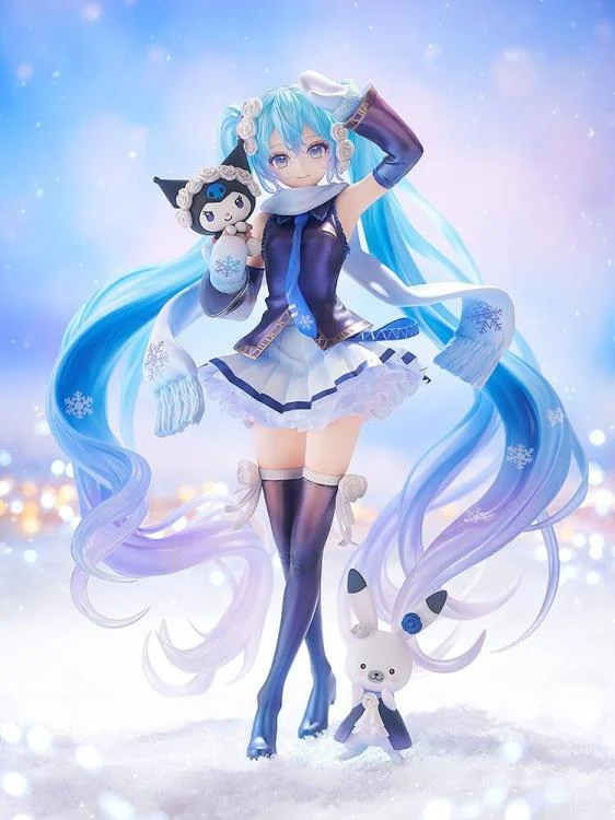 Vocaloid Snow Miku x Kuromi 1/7 Scale Figure - Image 2