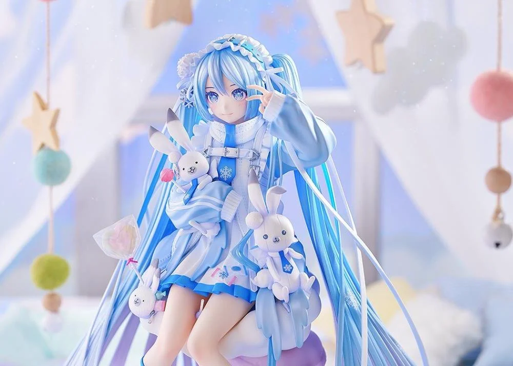 Vocaloid Snow Miku (Yukiiro Pop Ver.) 1/7 Scale Figure - Image 4