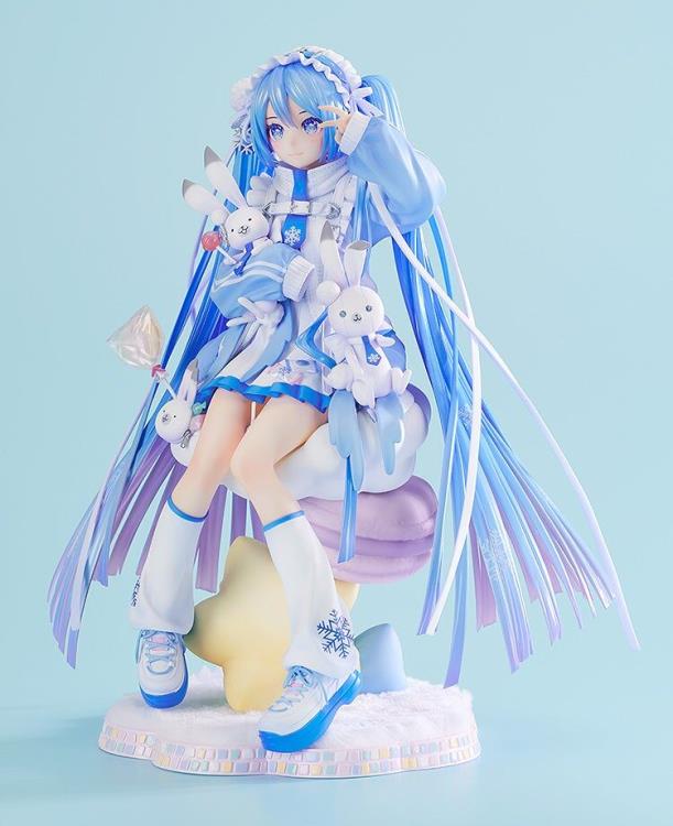 Vocaloid Snow Miku (Yukiiro Pop Ver.) 1/7 Scale Figure - Image 7