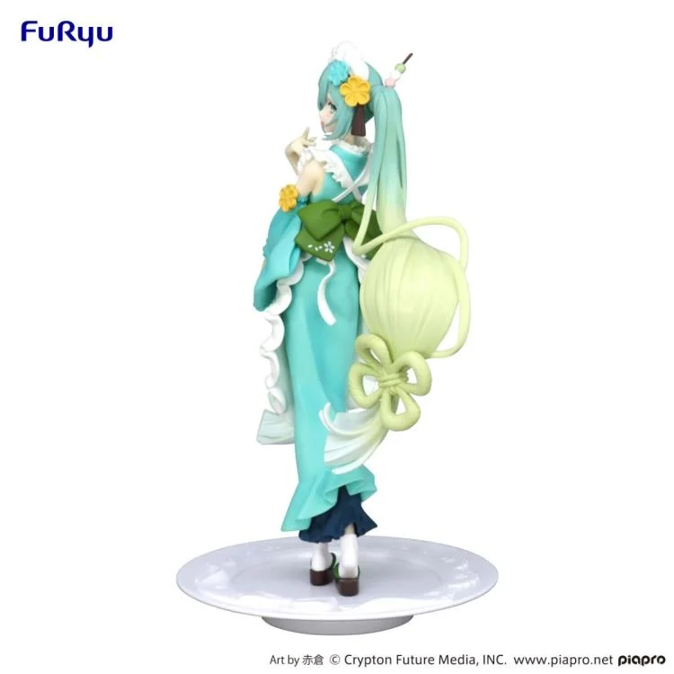 Vocaloid SweetSweets Series Hatsune Miku (Matcha Green Tea Parfait Mint Ver.) Exceed Creative Figure - Image 3