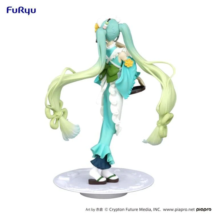 Vocaloid SweetSweets Series Hatsune Miku (Matcha Green Tea Parfait Mint Ver.) Exceed Creative Figure - Image 5