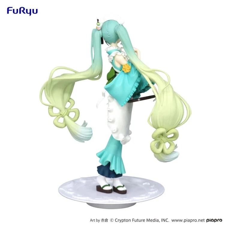 Vocaloid SweetSweets Series Hatsune Miku (Matcha Green Tea Parfait Mint Ver.) Exceed Creative Figure - Image 6