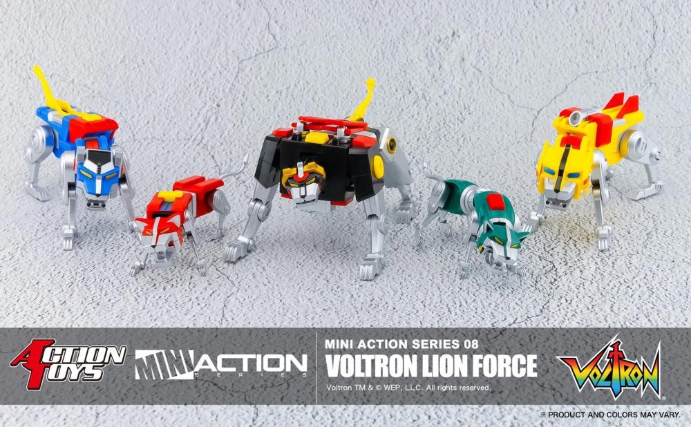 Voltron Defender of the Universe Mini Action Series 08 Voltron Lion Force Action Figure - Image 7
