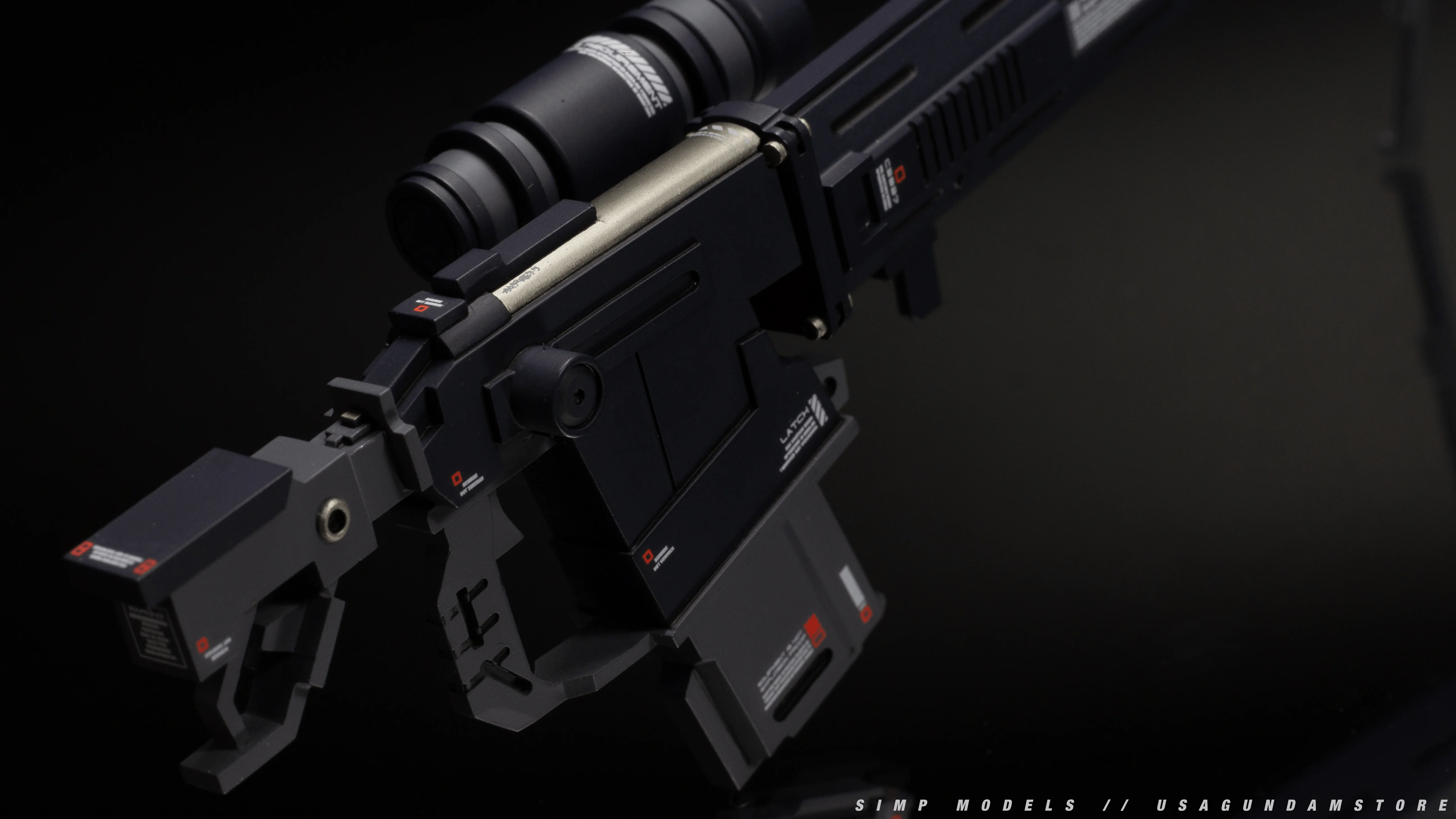 W004 Zaku Sniper 1/100 resin weapon kit - Image 3
