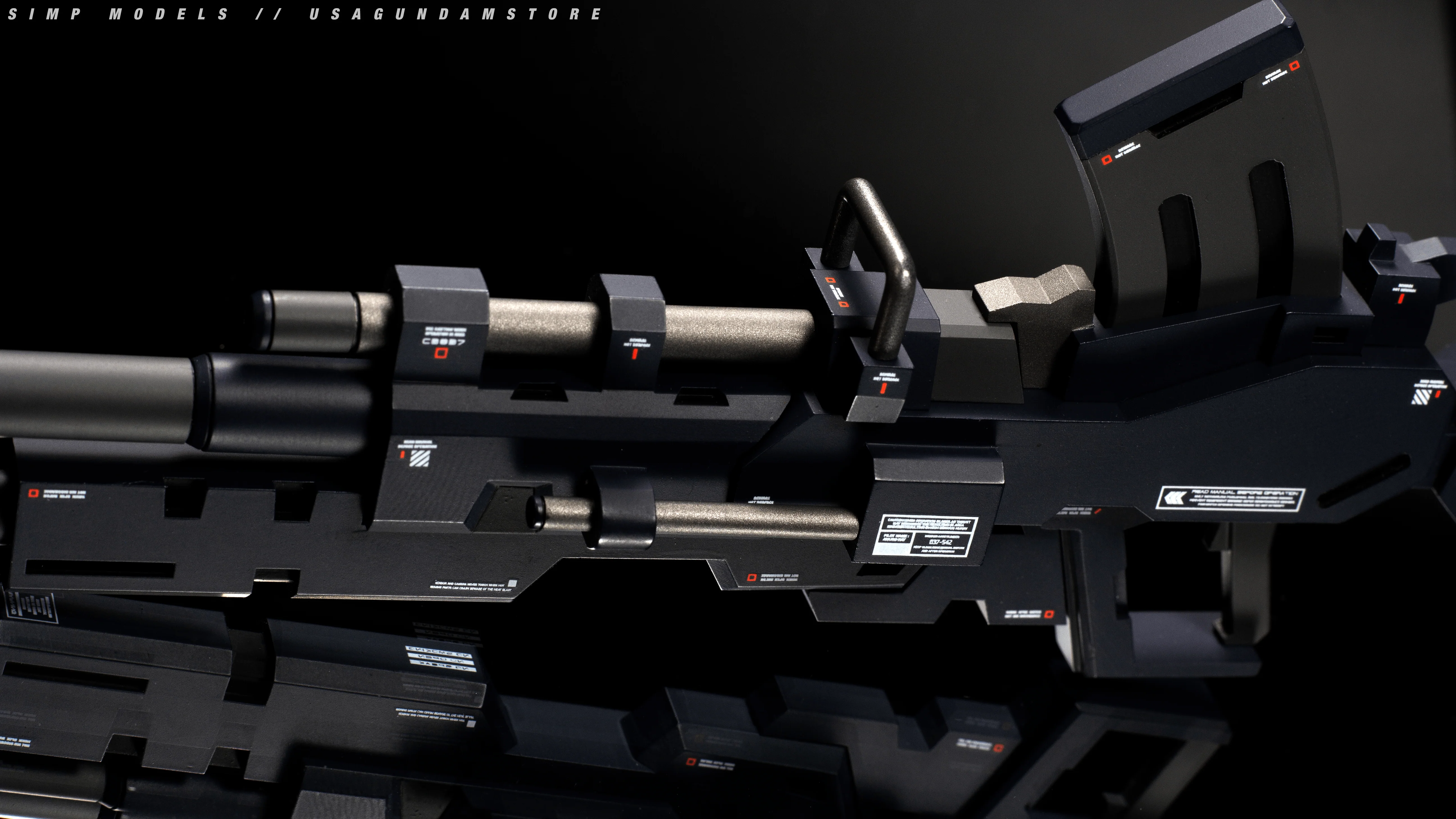 W005 180mm Cannon Kai 1/100 Resin Weapon kit - Image 2