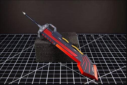 W009 Giant Heat Sword 1/100 - Image 3