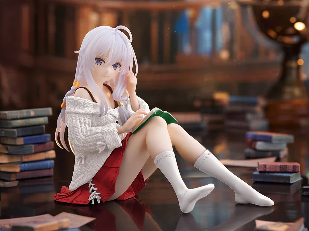 Wandering Witch The Journey of Elaina Desktop Cute Elaina (Casual Clothes Ver.) Figure (Renewal Edition)