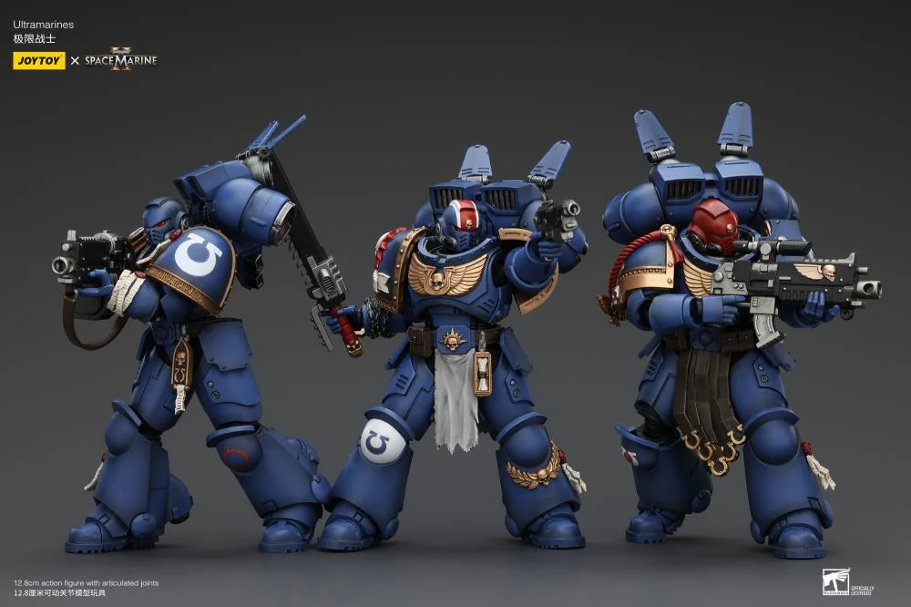 Warhammer 40,000 Space Marine 2 Ultramarines Brother Chairon 1/18 Scale Action Figure - Image 10
