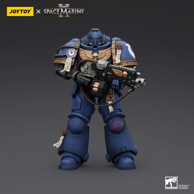 Warhammer 40,000 Space Marine 2 Ultramarines Brother Chairon 1/18 Scale Action Figure - Image 2