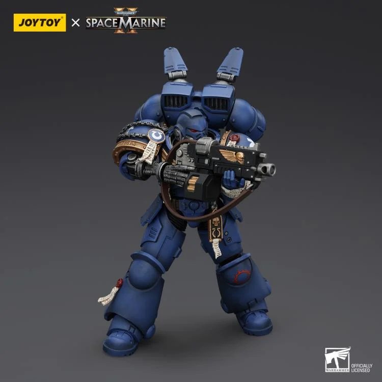 Warhammer 40,000 Space Marine 2 Ultramarines Brother Chairon 1/18 Scale Action Figure - Image 4