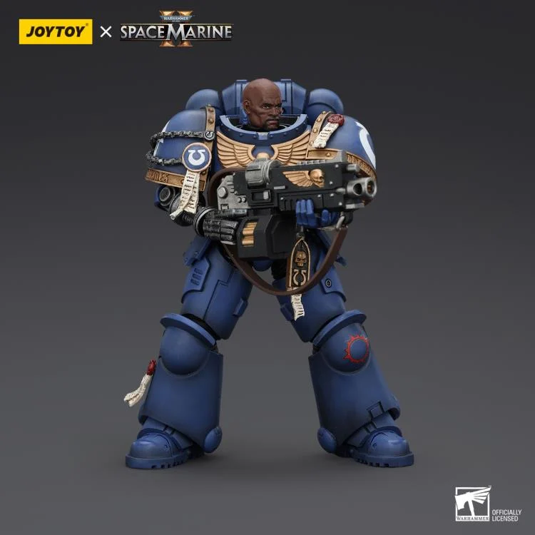Warhammer 40,000 Space Marine 2 Ultramarines Brother Chairon 1/18 Scale Action Figure - Image 5