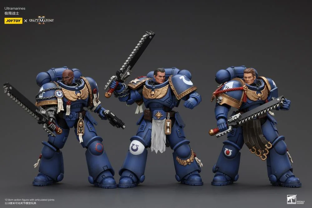 Warhammer 40,000 Space Marine 2 Ultramarines Brother Chairon 1/18 Scale Action Figure - Image 9