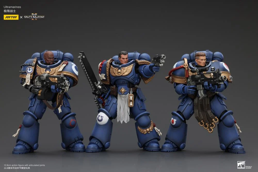 Warhammer 40,000 Space Marine 2 Ultramarines Lieutenant Titus 1/18 Scale Action Figure - Image 11
