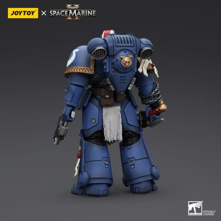 Warhammer 40,000 Space Marine 2 Ultramarines Lieutenant Titus 1/18 Scale Action Figure - Image 3