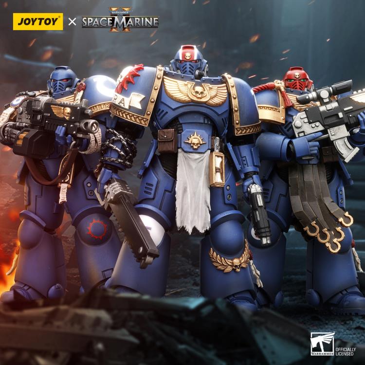 Warhammer 40,000 Space Marine 2 Ultramarines Sergeant Gadriel 1/18 Scale Action Figure - Image 13